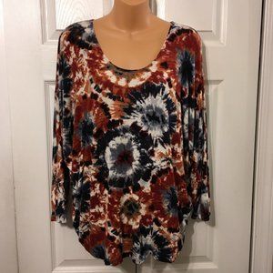 Kim & Cami Tie-dye Blouse